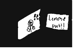 Drawn comment by flunkywhat
"Spam Lemme out!!"