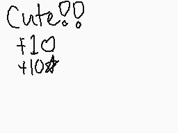 Drawn comment by ※Peridot※
"Cute??? +10 +10"