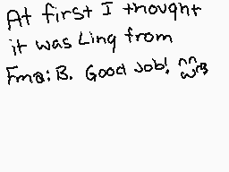 Drawn comment by Targaryen