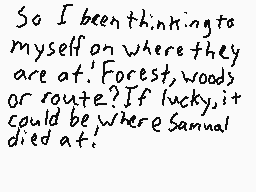 Drawn comment by MwWill