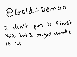 Drawn comment by ●◎cyber◎●