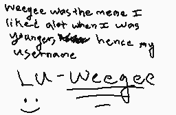 Drawn comment by Lu-Weegee