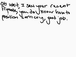 Drawn comment by Flash Beam