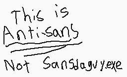 Drawn comment by Sansdaguy