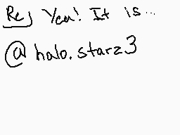 Drawn comment by ☆HaloStar☆