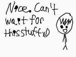 Drawn comment by DC
"Nice. Can't wait for this stuff!"