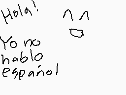 Drawn comment by Link
"Hola! Yo no hablo español!"
