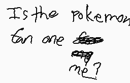 Drawn comment by PokemonFan