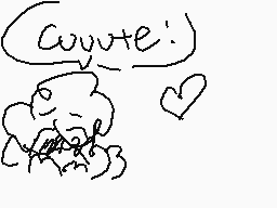 Drawn comment by ♥☁Burai☁♥
"Cwote!"