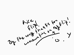 Drawn comment by scarecrow