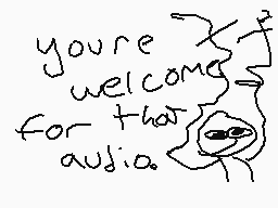 Drawn comment by Floof