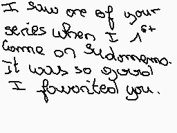 Drawn comment by ~♥KADZ♥~