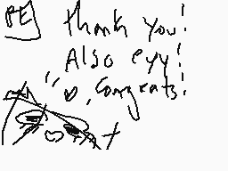 Drawn comment by FlwⓇ Kng☀
"Thank you. Also eyy v, congrats"
