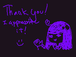 Drawn comment by Heather
"Thank you! I appreciate it! 😊"