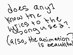 Drawn comment by LUNA