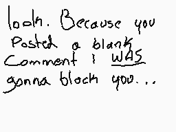 Drawn comment by EffoVex