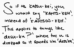 Getekende reactie door Katsu-Kei