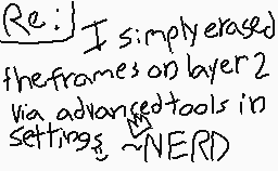 Drawn comment by NERD