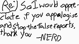Drawn comment by NERD