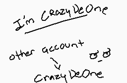 Drawn comment by CrazyDeOne