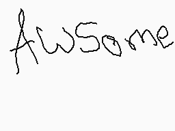 Drawn comment by sws    bvb
"awesome"