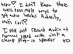 Drawn comment by DRAGON☆FOX