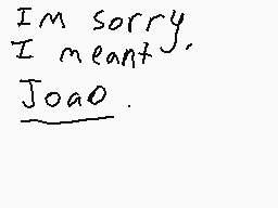 Drawn comment by FrostyRain
"I'm sorry, I meant, João."