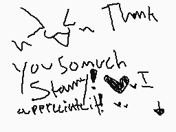 Drawn comment by moofie
"Thank you so much Stanley! I appreciate it!"