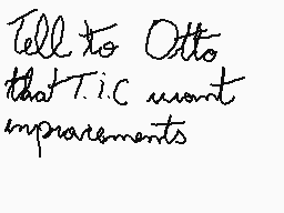 Drawn comment by T.I.C