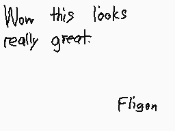 Ritad kommentar från Fligon