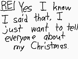 Drawn comment by FligonXMAS