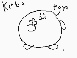 Drawn comment by Mickey
"Kirba° Poyo"