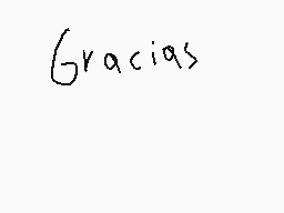 Drawn comment by Mickey
"Gracias"