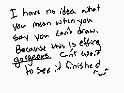 Drawn comment by Kazuya