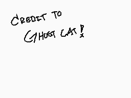 Drawn comment by Kazuya
"CREATE TO GHOST CAT!"