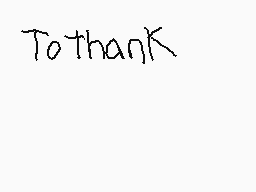 Drawn comment by Nemenie {:
"To thank"