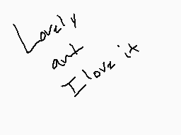 Drawn comment by Saul
"Lovely ant I love it"