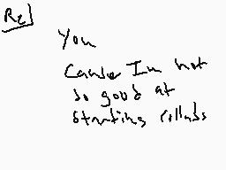 Drawn comment by Saul