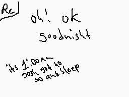 Drawn comment by Saul