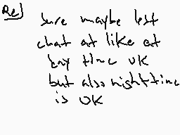 Drawn comment by Saul