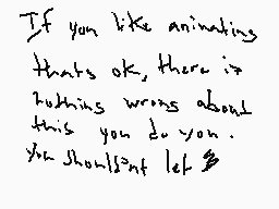 Drawn comment by Saul