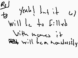 Drawn comment by Saul