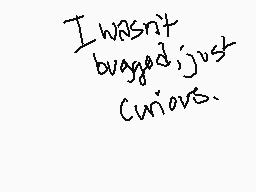 Drawn comment by savant