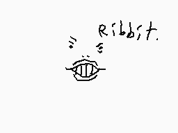 Drawn comment by Yoshi
"ribbit."