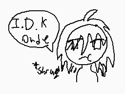 Drawn comment by Gamblingrl