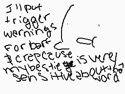 Drawn comment by Lil Krissy