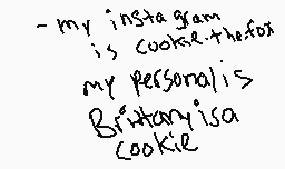 Gezeichneter Kommentar von cookie☆fox