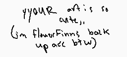 Drawn comment by FlowerFinn