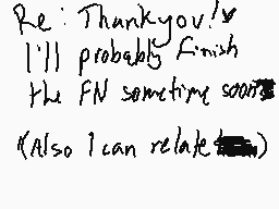 Drawn comment by Gr☆ce