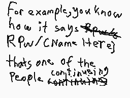 Drawn comment by BEAR™